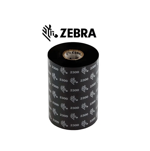 Zebra Wax Ribbon 2300 110mm x 450m – 02300BK11045 