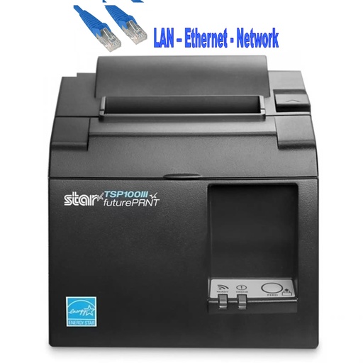 Star Micronics TSP143III POS Receipt Printer – Ethernet/ LAN/ Network