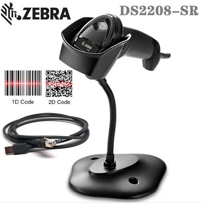 Zebra DS2208 2D Barcode Scanner - USB