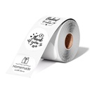 50mm X 50mm Round Direct Thermal Barcode Label in Kuwait (DTR)