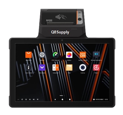 Sunmi V3 Mix 10"inch HD 4GB+32GB, Wifi,4G, 58mm Printer, NFC+FingerPrint,+Face Fiscal, UK Plug