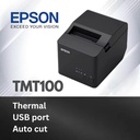 Epson TM-T100 LAN/Ethernet– POS 80mm Thermal Receipt Printer with Auto Cutter