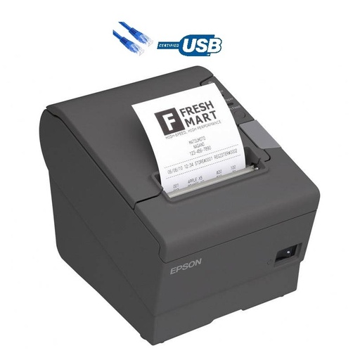 Epson TM-T88V POS Thermal Receipt Printer – LAN / Ethernet/ Network