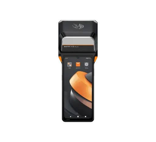 Sunmi V3 Plus Android 6.75inch Touch Screen 3GB+32GB with 58mm & 80mm Receipt Printer سونمي أندرويد نقطة البيع
