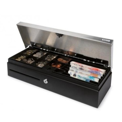 EPOS Flip Top Cash Drawer – Stainless Steel Top